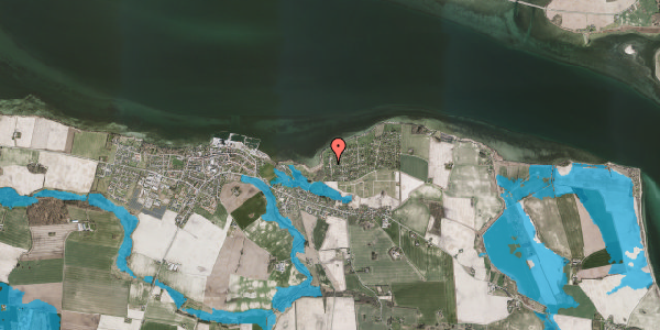 Oversvømmelsesrisiko fra vandløb på Æblehegnet 27, 4850 Stubbekøbing