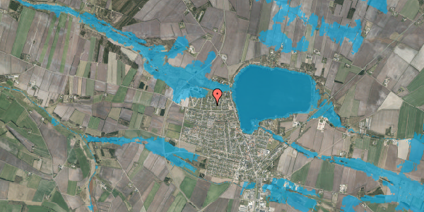 Oversvømmelsesrisiko fra vandløb på Søvænget 10, 7451 Sunds
