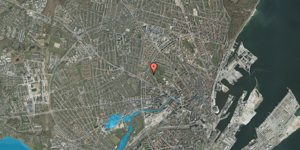 Oversvømmelsesrisiko fra vandløb på Martin Vahls Vej 30, 2. , 8000 Aarhus C
