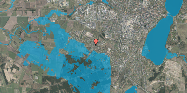 Oversvømmelsesrisiko fra vandløb på Liseborg Mark 33, 8800 Viborg