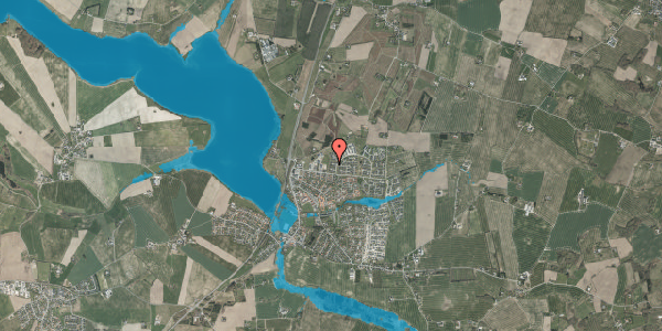 Oversvømmelsesrisiko fra vandløb på Hasselvangen 17, 8355 Solbjerg
