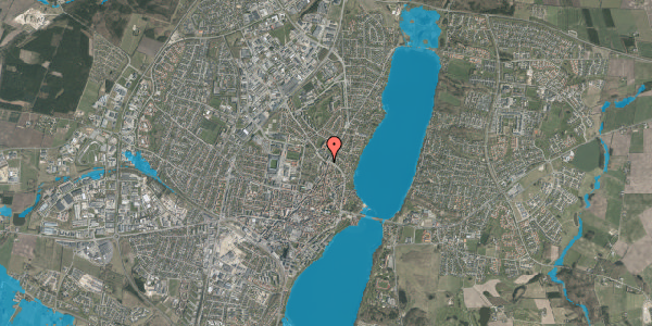 Oversvømmelsesrisiko fra vandløb på Gl. Skivevej 1, 4. tv, 8800 Viborg