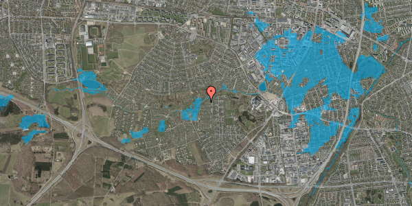 Oversvømmelsesrisiko fra vandløb på Vængedalen 917, 2600 Glostrup