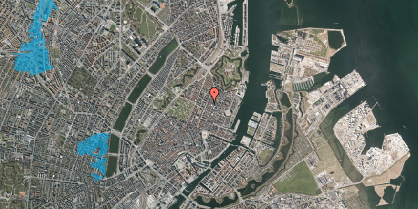 Oversvømmelsesrisiko fra vandløb på Store Kongensgade 81D, 1264 København K