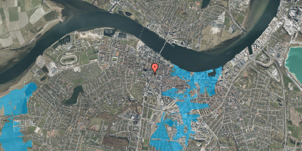 Oversvømmelsesrisiko fra vandløb på Ladegårdsgade 6, 9000 Aalborg