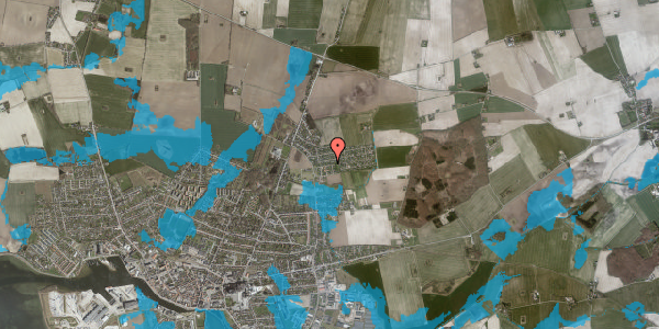 Oversvømmelsesrisiko fra vandløb på Skolebakken 59, 4900 Nakskov