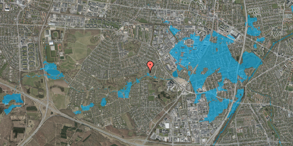 Oversvømmelsesrisiko fra vandløb på Bifrost 7, 2740 Skovlunde