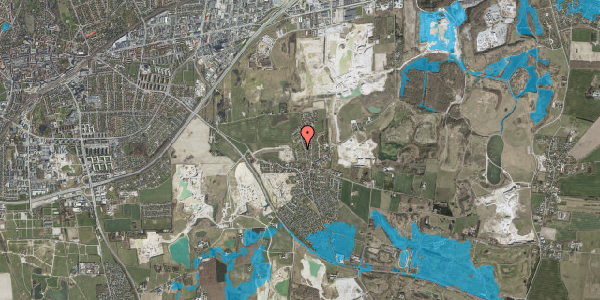 Oversvømmelsesrisiko fra vandløb på Skovmosevej 22, 4000 Roskilde