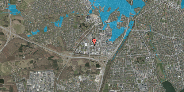 Oversvømmelsesrisiko fra vandløb på Ejby Industrivej 90, 2600 Glostrup