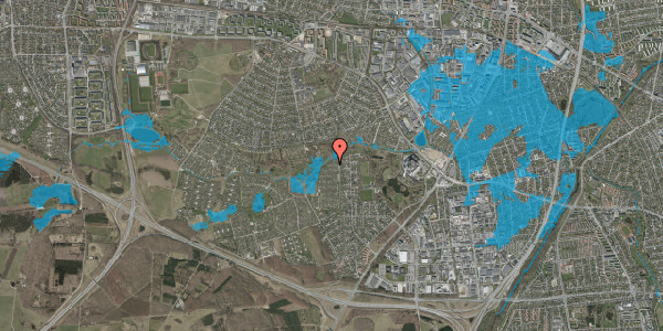 Oversvømmelsesrisiko fra vandløb på Vængedalen 913, 2600 Glostrup