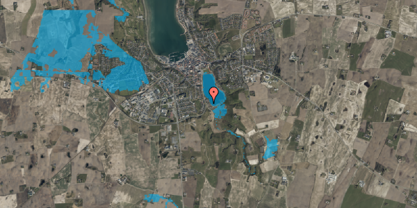 Oversvømmelsesrisiko fra vandløb på Engesvang 35, 7620 Lemvig