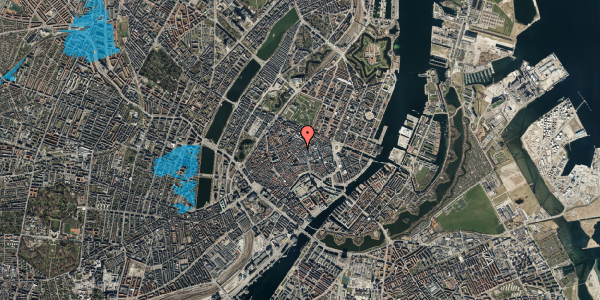 Oversvømmelsesrisiko fra vandløb på Købmagergade 33, 1. , 1150 København K