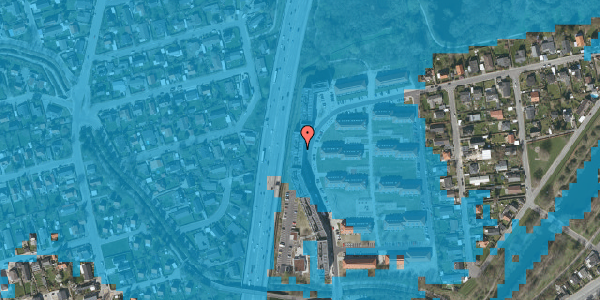 Oversvømmelsesrisiko fra vandløb på Brunevang 52, 2. th, 2610 Rødovre
