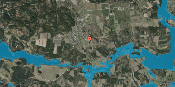 Oversvømmelsesrisiko fra vandløb på Hedevej 21, 8680 Ry