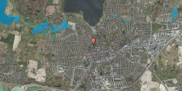 Oversvømmelsesrisiko fra vandløb på Hedegade 1, 4000 Roskilde