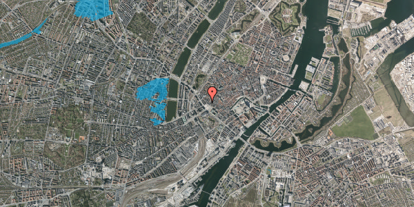 Oversvømmelsesrisiko fra vandløb på Rådhuspladsen 37, 1550 København V
