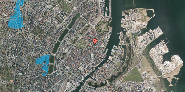 Oversvømmelsesrisiko fra vandløb på Store Kongensgade 53B, 3. 2, 1264 København K