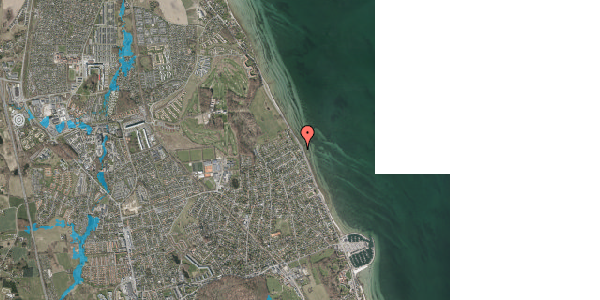Oversvømmelsesrisiko fra vandløb på Rungsted Strandvej 213B, 2960 Rungsted Kyst