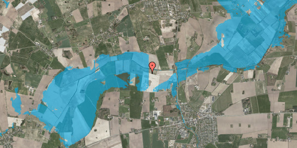Oversvømmelsesrisiko fra vandløb på Nordvestvej 13, 4520 Svinninge