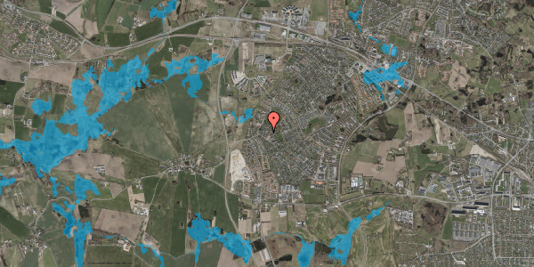 Oversvømmelsesrisiko fra vandløb på Dyreholm 16, 2765 Smørum