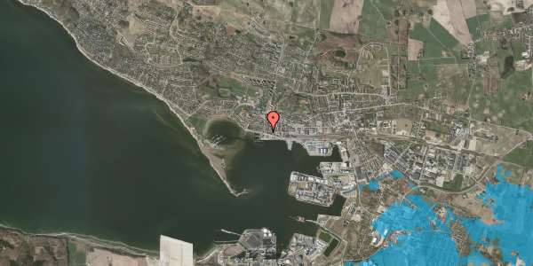 Oversvømmelsesrisiko fra vandløb på Strandstræde 2, 4400 Kalundborg