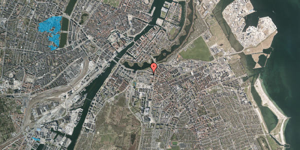 Oversvømmelsesrisiko fra vandløb på Bardenflethsgade 1, 3. th, 2300 København S