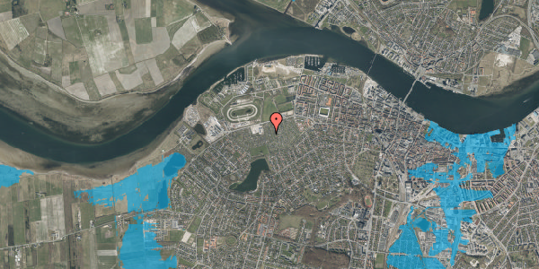 Oversvømmelsesrisiko fra vandløb på Fjordglimt 61, 9000 Aalborg