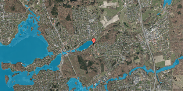 Oversvømmelsesrisiko fra vandløb på Søvej 45, 2840 Holte