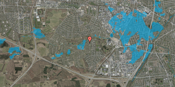 Oversvømmelsesrisiko fra vandløb på Vængedalen 819, 2600 Glostrup
