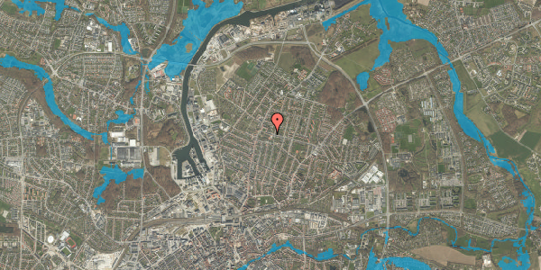 Oversvømmelsesrisiko fra vandløb på Døckerslundsvej 31B, 5000 Odense C