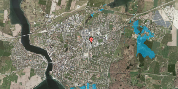 Oversvømmelsesrisiko fra vandløb på Grundtvigs Alle 174, 6400 Sønderborg