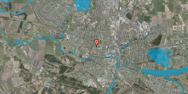 Oversvømmelsesrisiko fra vandløb på Beringsvej 19A, st. 50, 7500 Holstebro