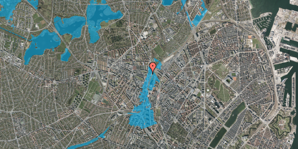 Oversvømmelsesrisiko fra vandløb på Lygten 4A, 3. 5, 2400 København NV