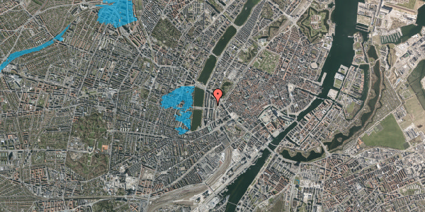 Oversvømmelsesrisiko fra vandløb på Vester Farimagsgade 29, 5. tv, 1606 København V