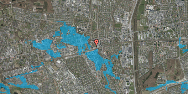 Oversvømmelsesrisiko fra vandløb på Sydvestvej 4, 2. th, 2600 Glostrup