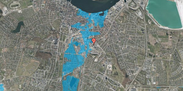 Oversvømmelsesrisiko fra vandløb på Visionsvej 2, 4. 1, 9000 Aalborg