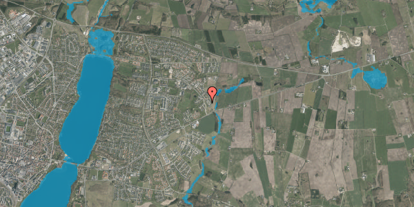 Oversvømmelsesrisiko fra vandløb på Skaldehøjvej 155, 8800 Viborg