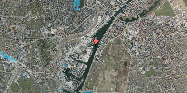 Oversvømmelsesrisiko fra vandløb på George Marshalls Vej 3, 2. th, 2450 København SV