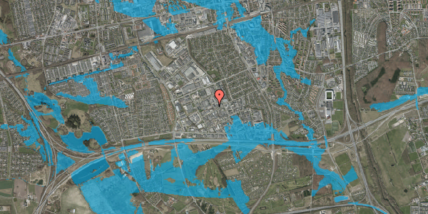 Oversvømmelsesrisiko fra vandløb på Nyager 6, st. , 2605 Brøndby