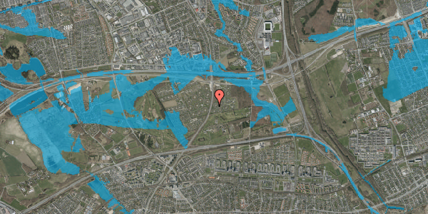 Oversvømmelsesrisiko fra vandløb på Brøndby Haveby Afd 3 118, 2605 Brøndby