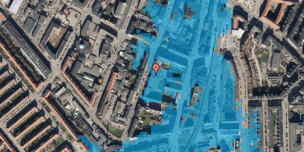 Oversvømmelsesrisiko fra vandløb på Svanevej 17, 4. 507, 2400 København NV