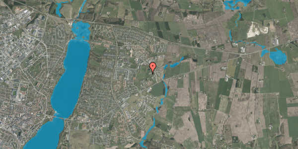 Oversvømmelsesrisiko fra vandløb på Skaldehøjvej 36, 8800 Viborg