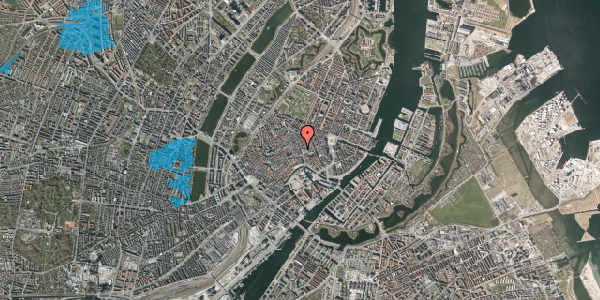 Oversvømmelsesrisiko fra vandløb på Købmagergade 9, 4. , 1150 København K