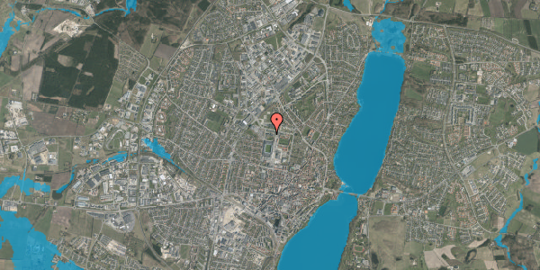 Oversvømmelsesrisiko fra vandløb på Stadion Alle 6, 8800 Viborg