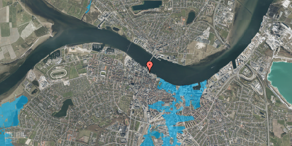 Oversvømmelsesrisiko fra vandløb på Toldbodgade 24, 9000 Aalborg