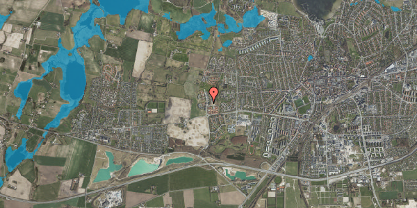 Oversvømmelsesrisiko fra vandløb på Kristiansminde 6, 4000 Roskilde