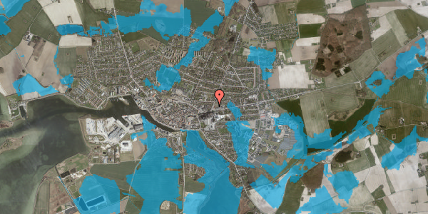 Oversvømmelsesrisiko fra vandløb på Løjtoftevej 4, 4900 Nakskov