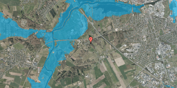 Oversvømmelsesrisiko fra vandløb på Kærgade 231, 8940 Randers SV