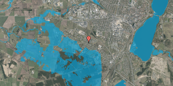 Oversvømmelsesrisiko fra vandløb på Liseborg Mark 27, 8800 Viborg