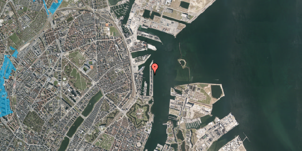 Oversvømmelsesrisiko fra vandløb på Langelinie Allé 39, 3. , 2100 København Ø